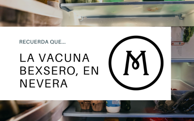 La vacuna Bexsero hay que conservarla en frío