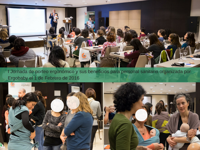 I jornada de formación de porteo ergonómico para personal sanitario. 1 de febrero de 2016.